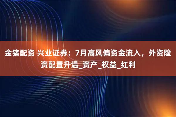 金猪配资 兴业证券：7月高风偏资金流入，外资险资配置升温_资产_权益_红利