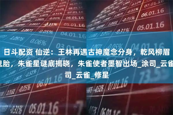 日斗配资 仙逆：王林再遇古神魔念分身，乾风柳眉各怀鬼胎，朱雀星谜底揭晓，朱雀使者墨智出场_涂司_云雀_修星