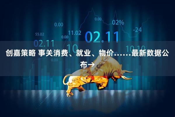 创嘉策略 事关消费、就业、物价……最新数据公布→
